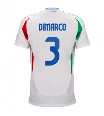 Italien Federico Dimarco #3 Replika Udebanetrøje EM 2024 Kortærmet